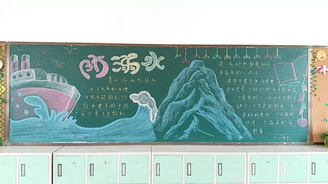 珍愛生命 預(yù)防溺水——灃東三小第二期黑板報評比活動圓滿舉行